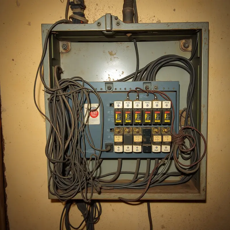 Troca de quadro de luz antigo, no Costazul