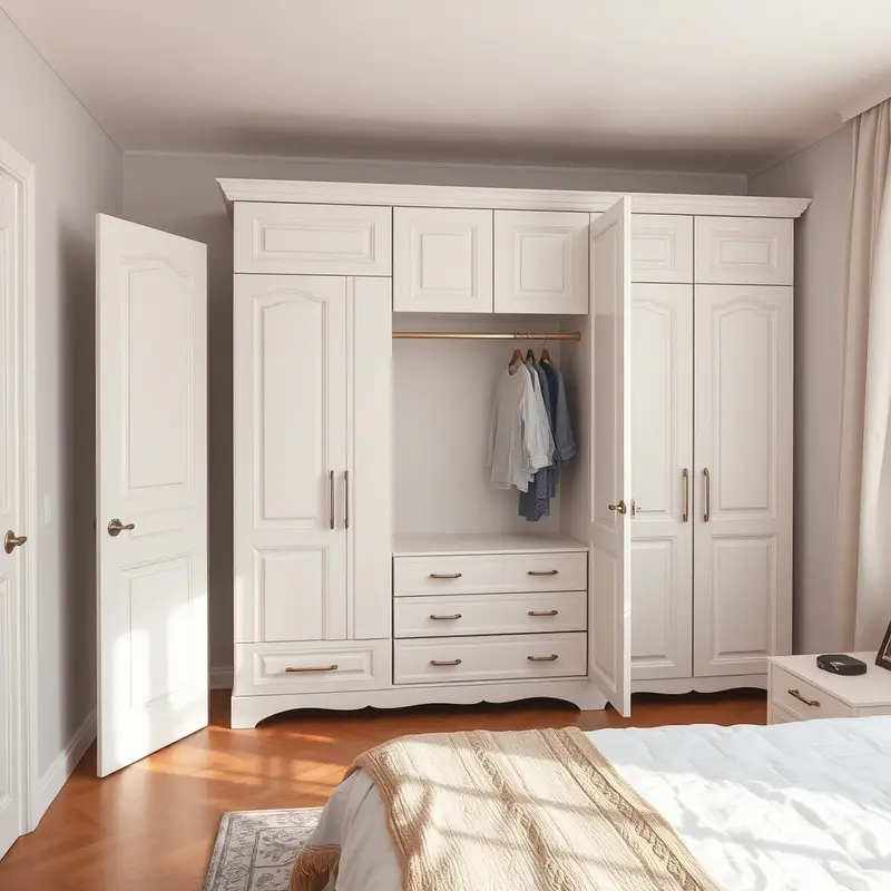 Guarda-roupa montado