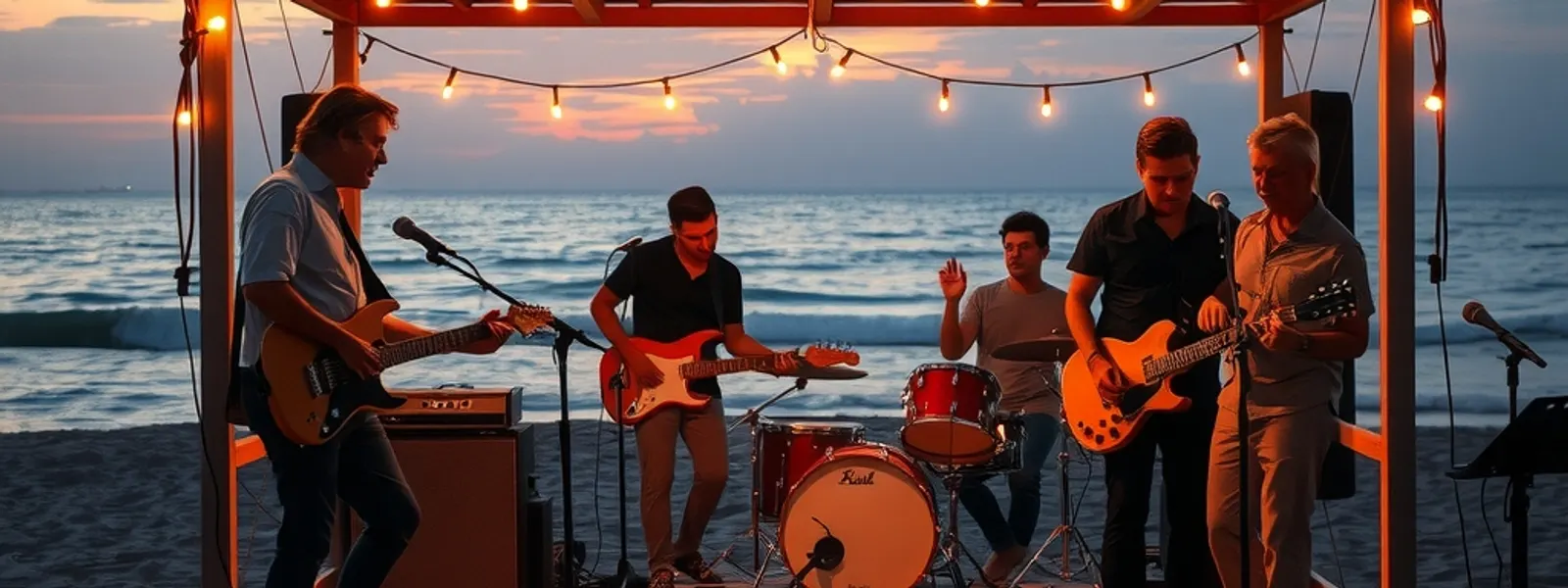 Show ao pôr do sol