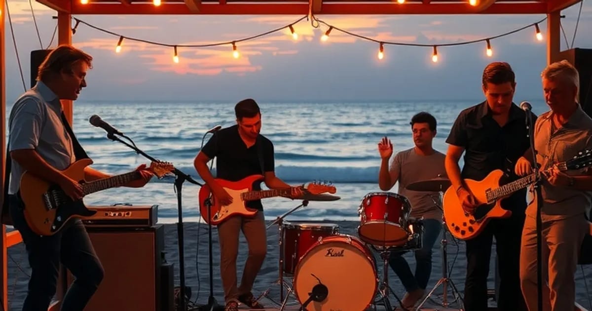 Show ao pôr do sol